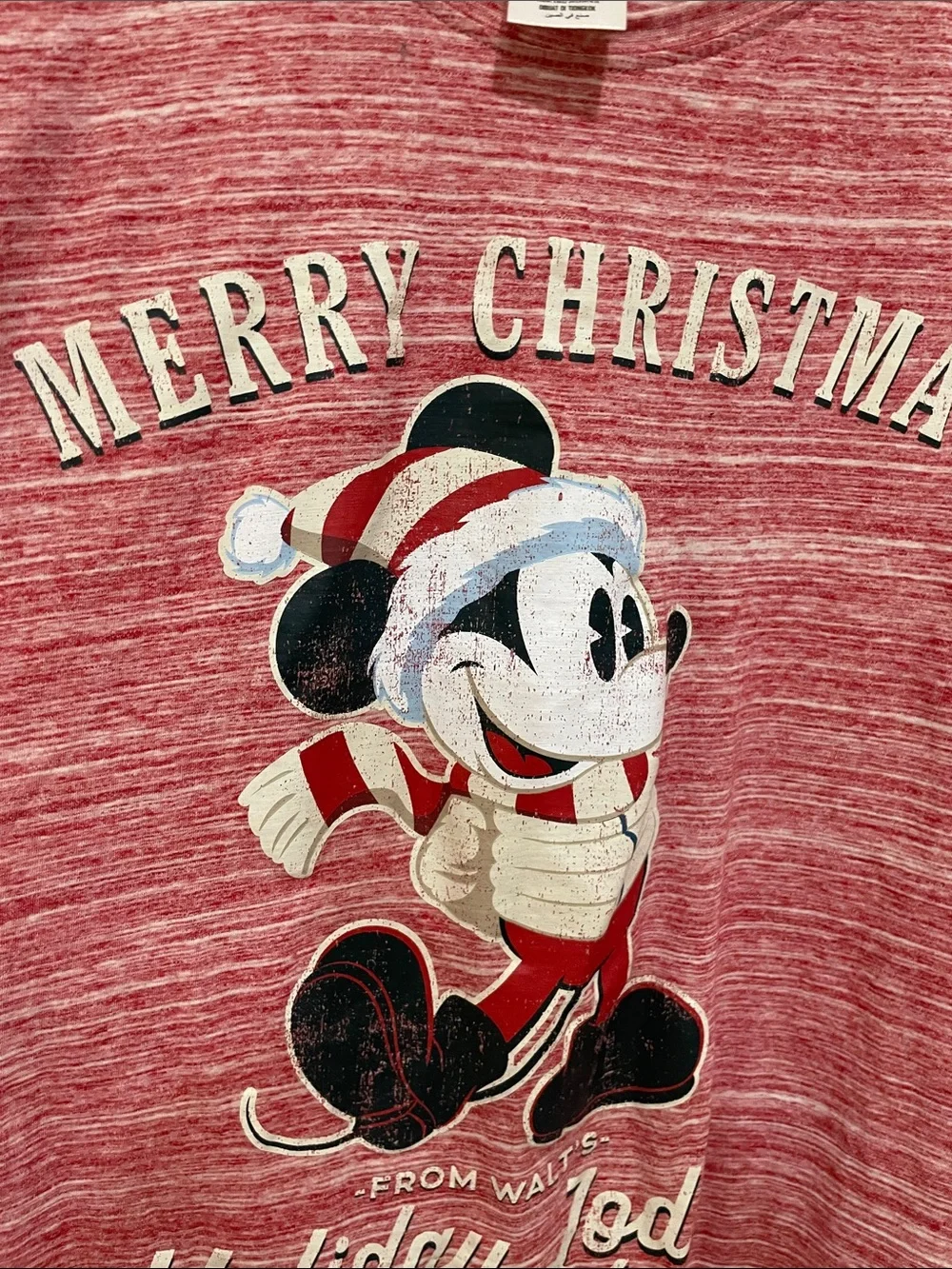 Disney Mickey Mouse Holiday Lodge Tee men’s 4xl